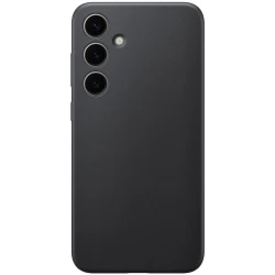 Samsung Galaxy S24+ Vegan Leather Case Black - thumbnail 1