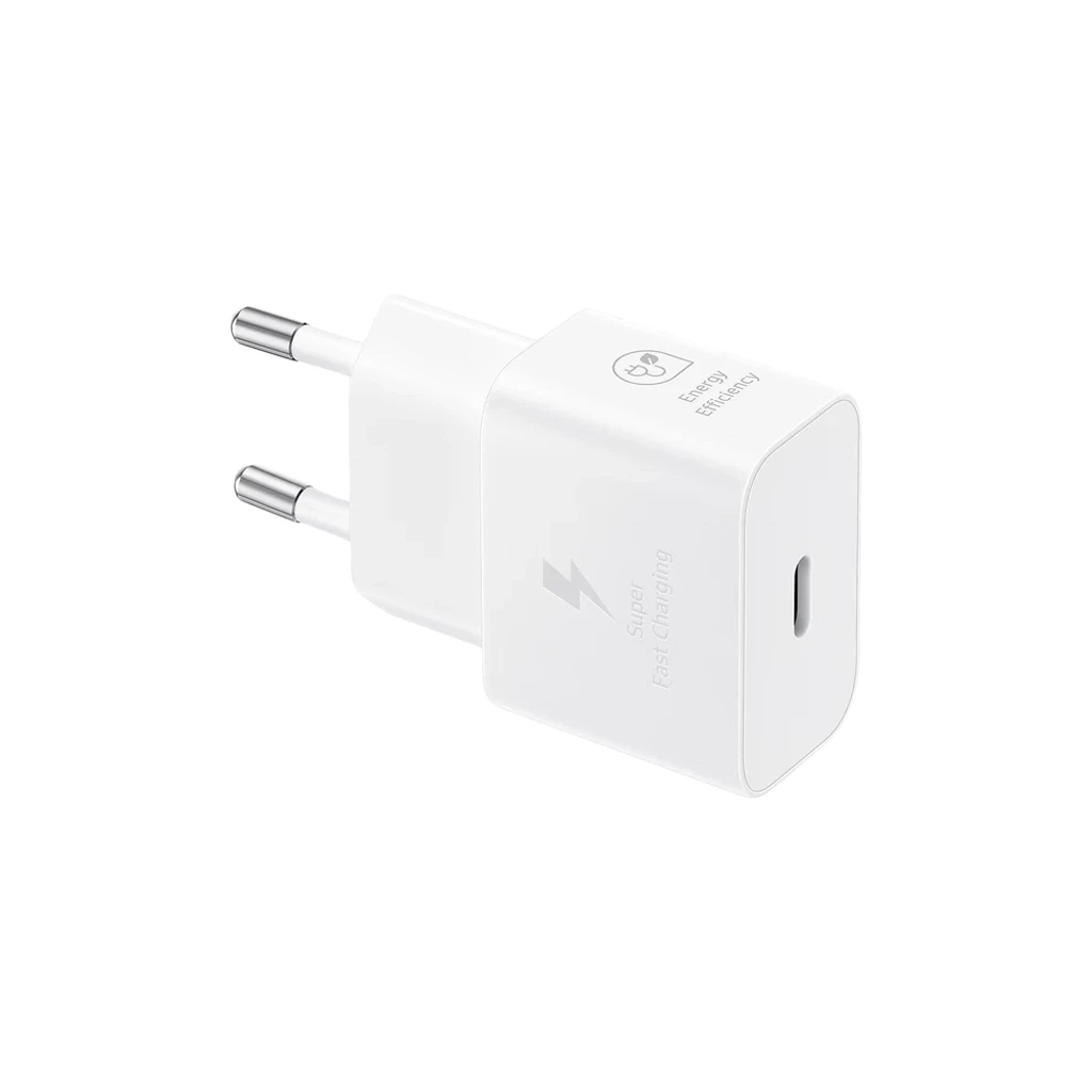 Samsung 25W Ultra Fast Charging USB-C Power Adapter White cable included - image 1