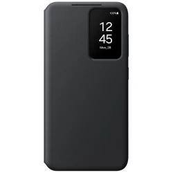 Samsung Galaxy S24 Smart View Wallet Case Black - thumbnail 1