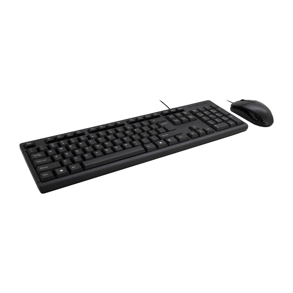 Inter-tech Tastatura i Miš Set AC KB-101SC Žičana  BOS-HRV-SLV-SRB - image 1