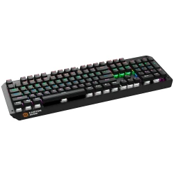 CANYON Hazard GK-6 Wired multimedia gaming keyboard with lighting effect 108pcs rainbow LED Numbers 104keys - thumbnail 3
