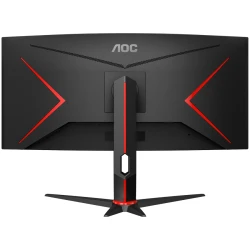 AOC Zakrivljeni Gaming Monitor 34" UltraWide, 180Hz, 1ms, WQHD CU34G2XP/BK - thumbnail 3