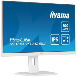 IIYAMA XUB2792QSU-W6 27" LED Monitor - QHD, IPS-panel, FreeSync, Height Adjustable - thumbnail 2