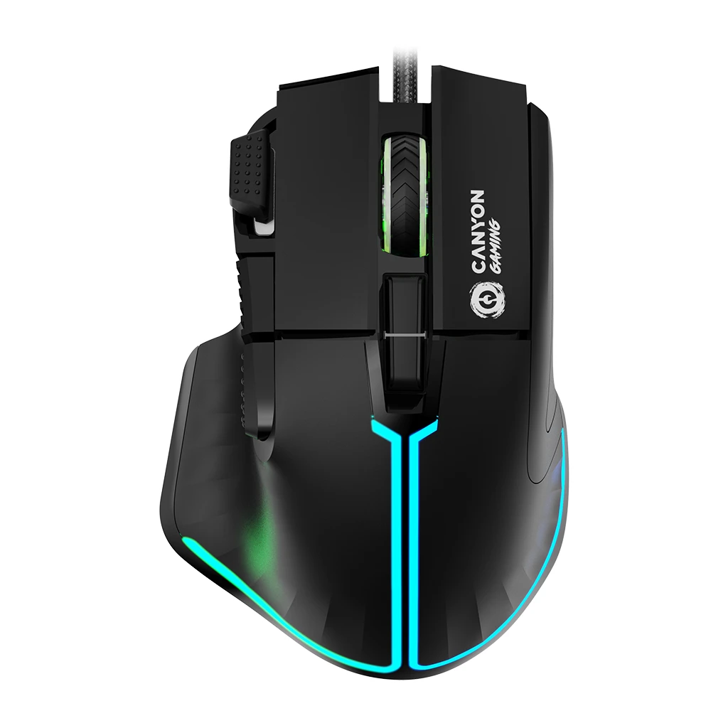 CANYON Fortnax GM-636 9keys Gaming wired mouseSunplus 6662 DPI up to 20000 Huano 5million switch - image 1