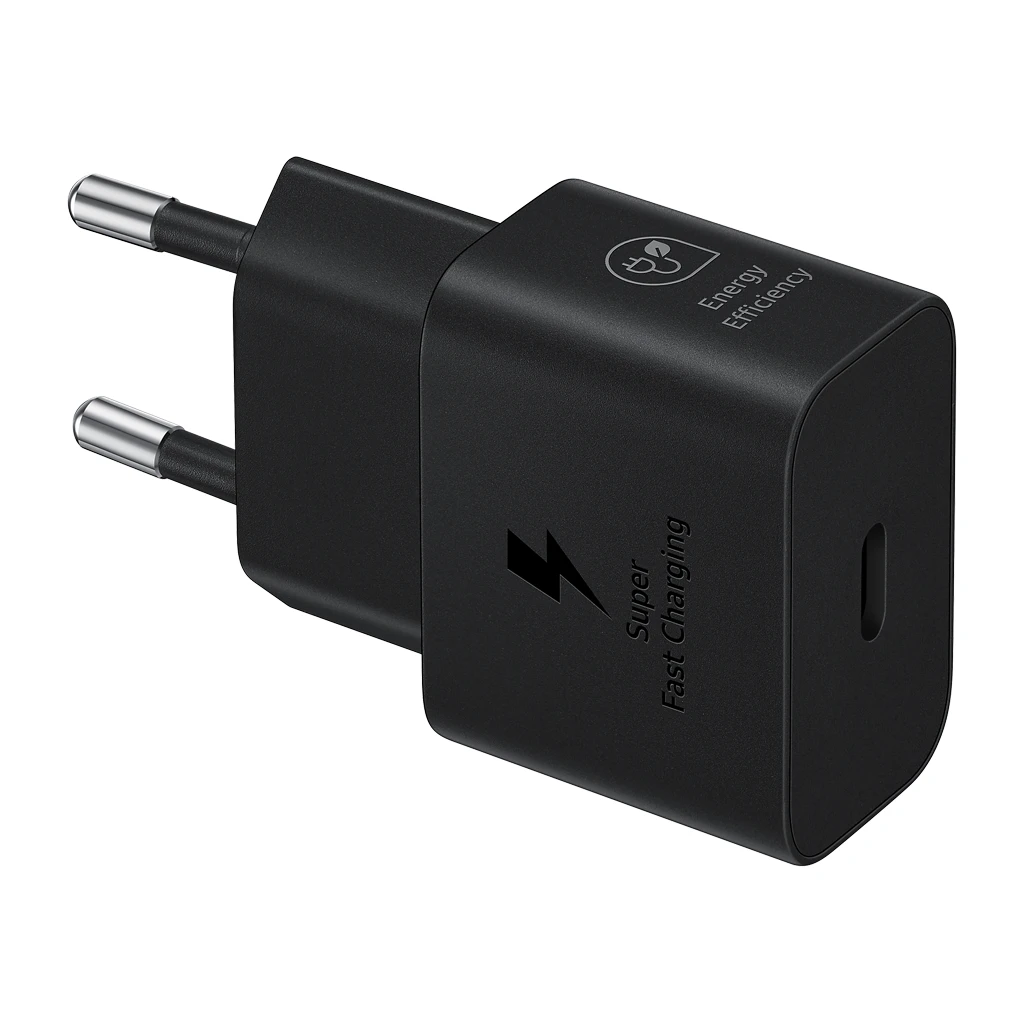 Samsung 25W Fast Charging USB-C Power Adapter Black cable included - image 1