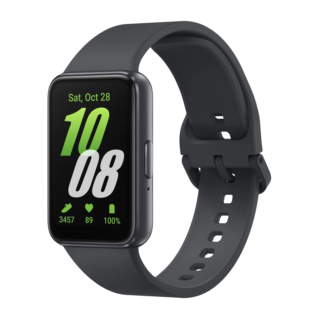 Samsung Galaxy Fit3, Tamno Siva, Fitness Tracker sa AMOLED Ekranom i Dugotrajnom Baterijom - image 1