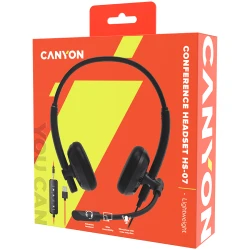 CANYON HS-07 Super light weight conference headset CNS-HS07B - thumbnail 6