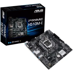 ASUS PRIME H510M-E LGA1200 mATX MB - Intel H510 2xDIMM DDR4 1xM.2 4xSATA PCIe 4.0 - thumbnail 3