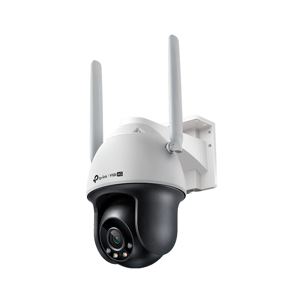 TP-Link VIGI C540-4G 4MP 4G LTE Full-Color Wi-Fi Pan/Tilt Outdoor Network Camera 4G Cat4 150/50 - image 1