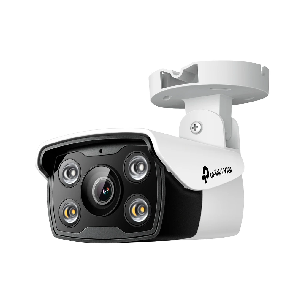 TP LINK 4MP Outdoor Full-Color Bullet Network CameraSPEC: H.265+/H.265/H.264+/H.264 1/3"" Progressive Scan CMOS Color/0.04 Lux@F1.6 0 Lux - image 1