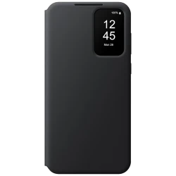 Samsung Galaxy A55 Smart View Wallet Case Black - thumbnail 1