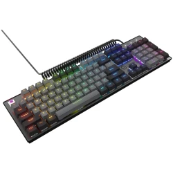 LORGAR Azar 514 Wired mechanical gaming keyboard RGB backlight 1680000 colour variations 18 modes keys - thumbnail 4