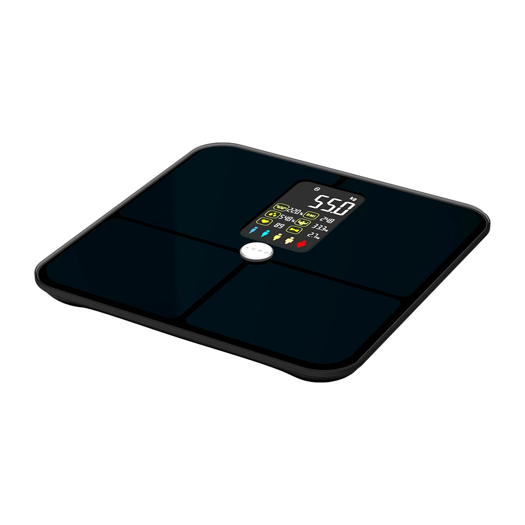 Tuya Connected Smart Body Fat Scale with Heart Rate & VA Screen AAA batteries*4pcs - image 1