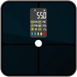 Tuya Connected Smart Body Fat Scale with Heart Rate & VA Screen AAA batteries*4pcs - thumbnail 3