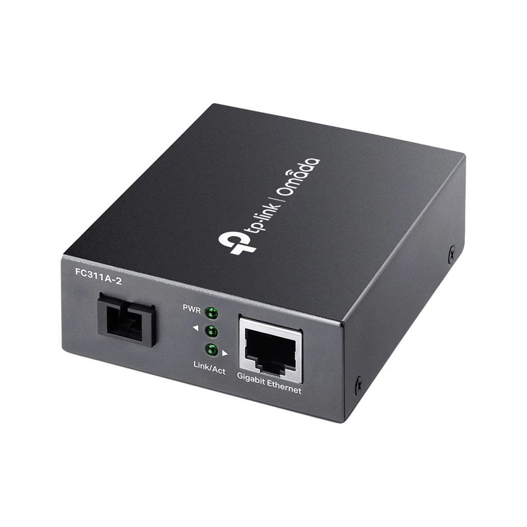 10/100/1000 Mbps RJ45 to 1000 Mbps Single-mode SC WDM Bi-Directional Fiber ConverterPORT: 1× Gigabit SC - image 1