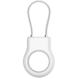 BELKIN Secure Holder with Wire Cable for Airtag - White - thumbnail 1