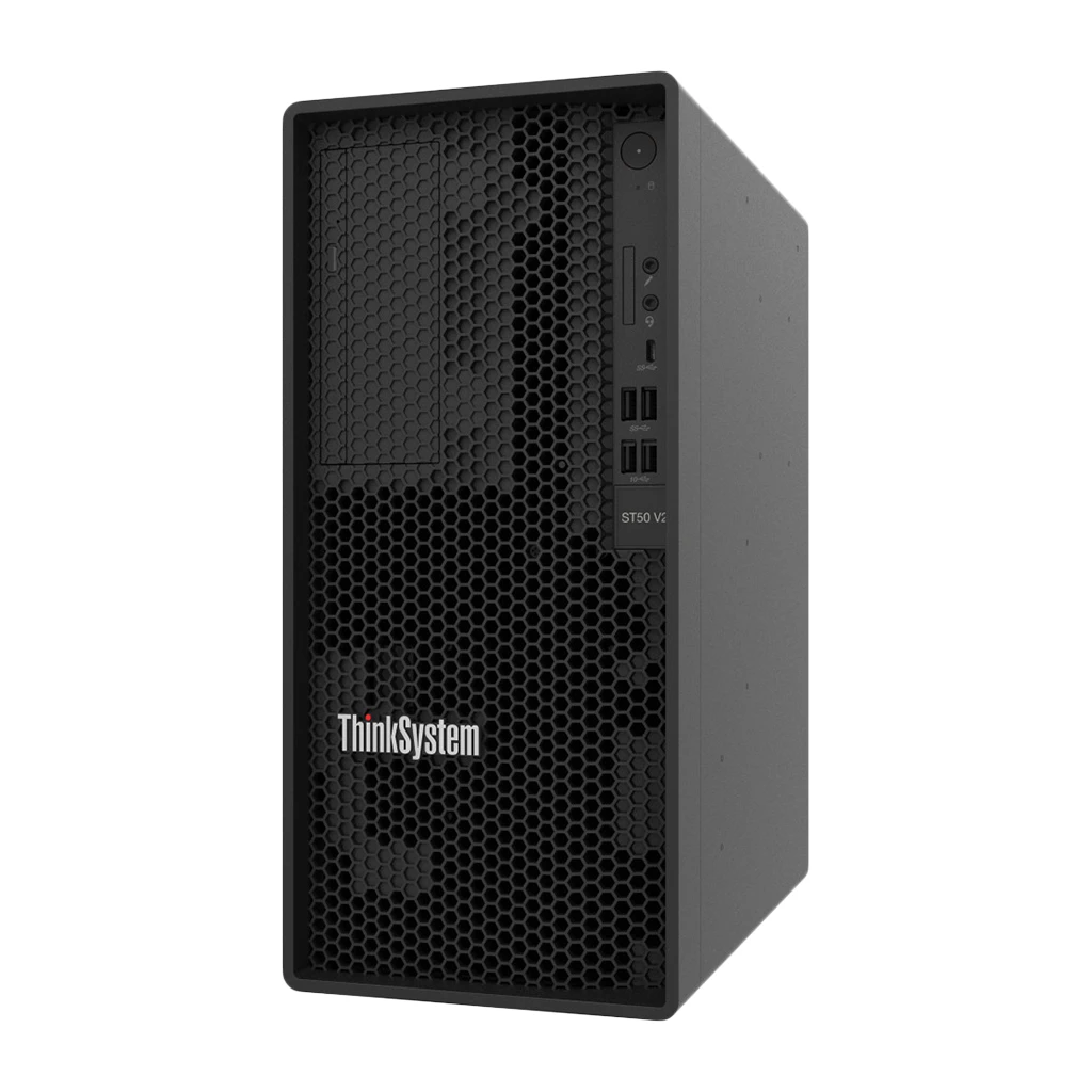 Lenovo ThinkSystem ST50 V2; 1x Xeon E-2324G 4C 3.1GHz 8MB 65W 1x16GB TruDDR4 3200 MHz - image 1