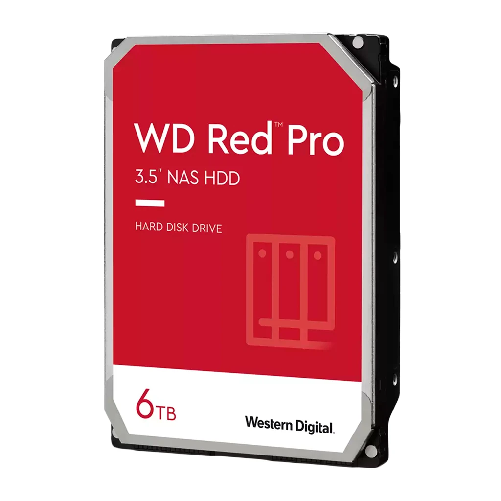 WD Red Pro Desktop HDD 3.5'' 6TB 256MB 7200 RPM SATA 6 Gb/s - Visoke performanse, napredna zaštita podataka, tihi rad, dugotrajnost - image 1