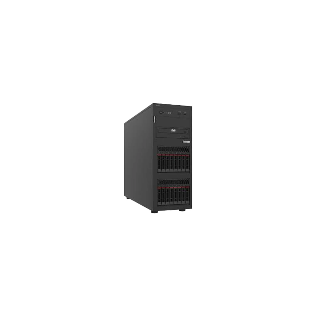 Lenovo ThinkSystem ST250 V2; Tower; 1x Xeon E-2356G6C 3.2GHz 12MB Cache/80W 1x32GB O/B 2.5" HS - image 1