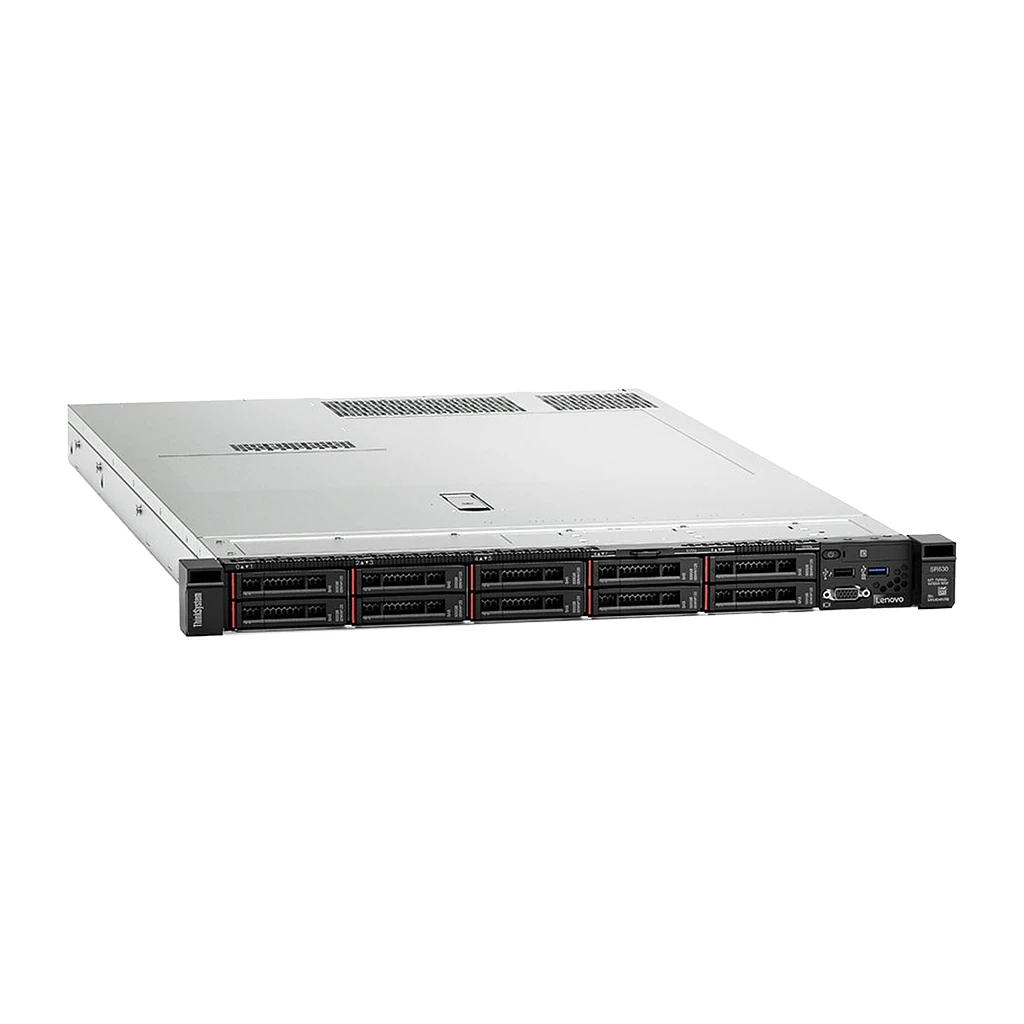 Lenovo ThinkSystem SR250 v2. 1U Rack; 1x Xeon E-2378 8C 65W 2.6GHz; 1x 32GB 3200MHz - image 1