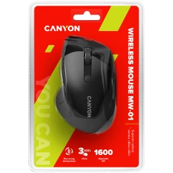 CANYON MW-01 2.4GHz wireless mouse with 6 buttons optical tracking - blue LED DPI 1000/1200/1600 - thumbnail 4