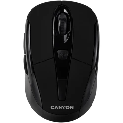 CANYON MSO-W6 2.4GHz wireless optical mouse with 6 buttons DPI 800/1200/1600 Black 92*55*35mm 0.054kg - thumbnail 1
