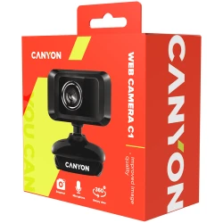 CANYON C1 Enhanced 1.3 Megapixels resolution webcam with USB2.0 connector viewing angle 40° cable length - thumbnail 3