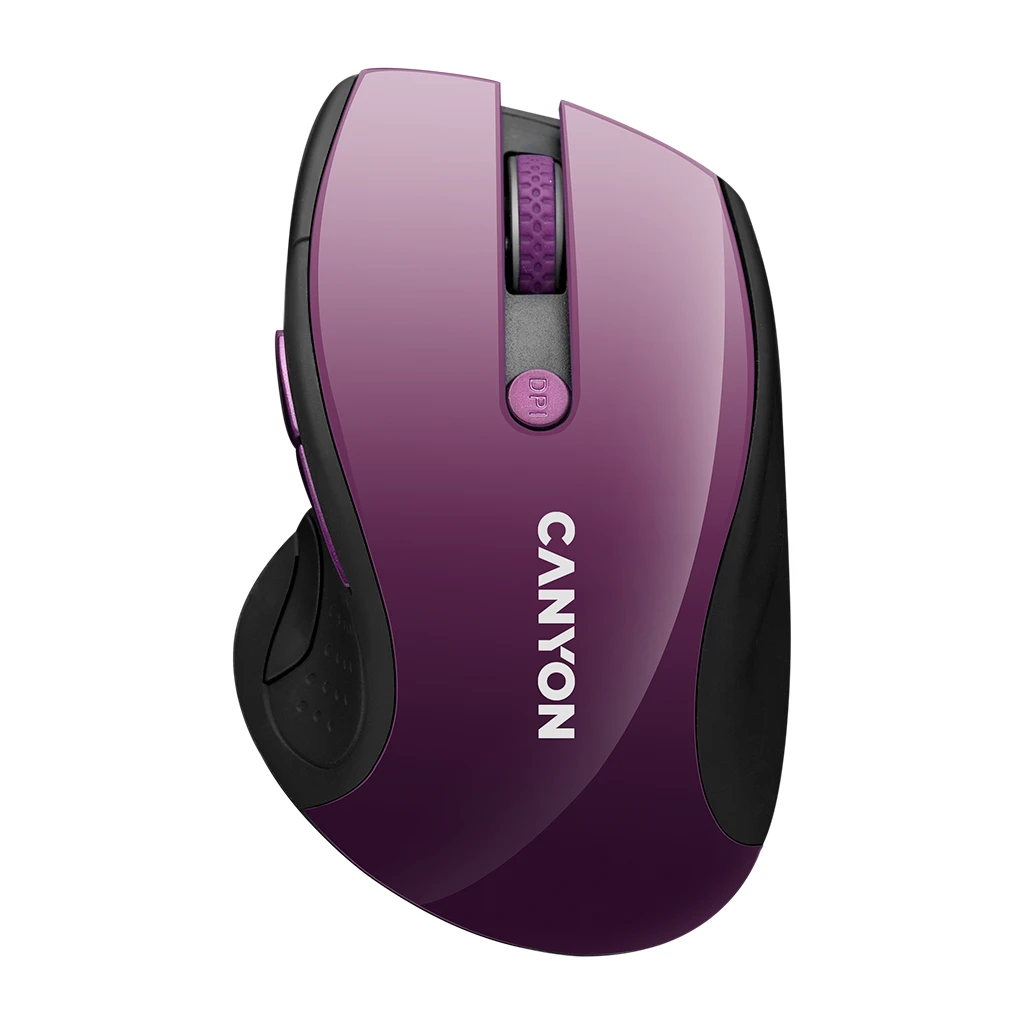 CANYON MW-01 2.4GHz wireless mouse with 6 buttons optical tracking - blue LED DPI 1000/1200/1600 - image 1