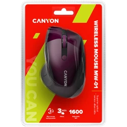 CANYON MW-01 2.4GHz wireless mouse with 6 buttons optical tracking - blue LED DPI 1000/1200/1600 - thumbnail 4