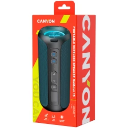 CANYON OnMove 15 Bluetooth speakerDark blue IPX62*20W7.4V 2600mah battery EQTWSAUXHand-free - thumbnail 6