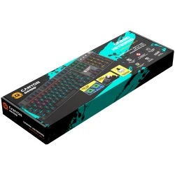 CANYON Nightfall GK-7 Wired Gaming KeyboardBlack 104 mechanical switches60 million times key life 22 types - thumbnail 3