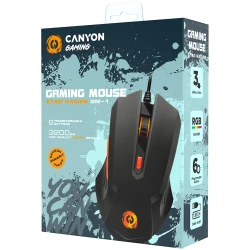 CANYON Star Raider GM-1 Optical Gaming Mouse with 6 programmable buttons Pixart optical sensor 4 - thumbnail 3