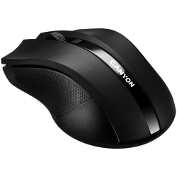 CANYON MW-5 2.4GHz wireless Optical Mouse with 4 buttons DPI 800/1200/1600 Black 122*69*40mm 0.067kg - thumbnail 2