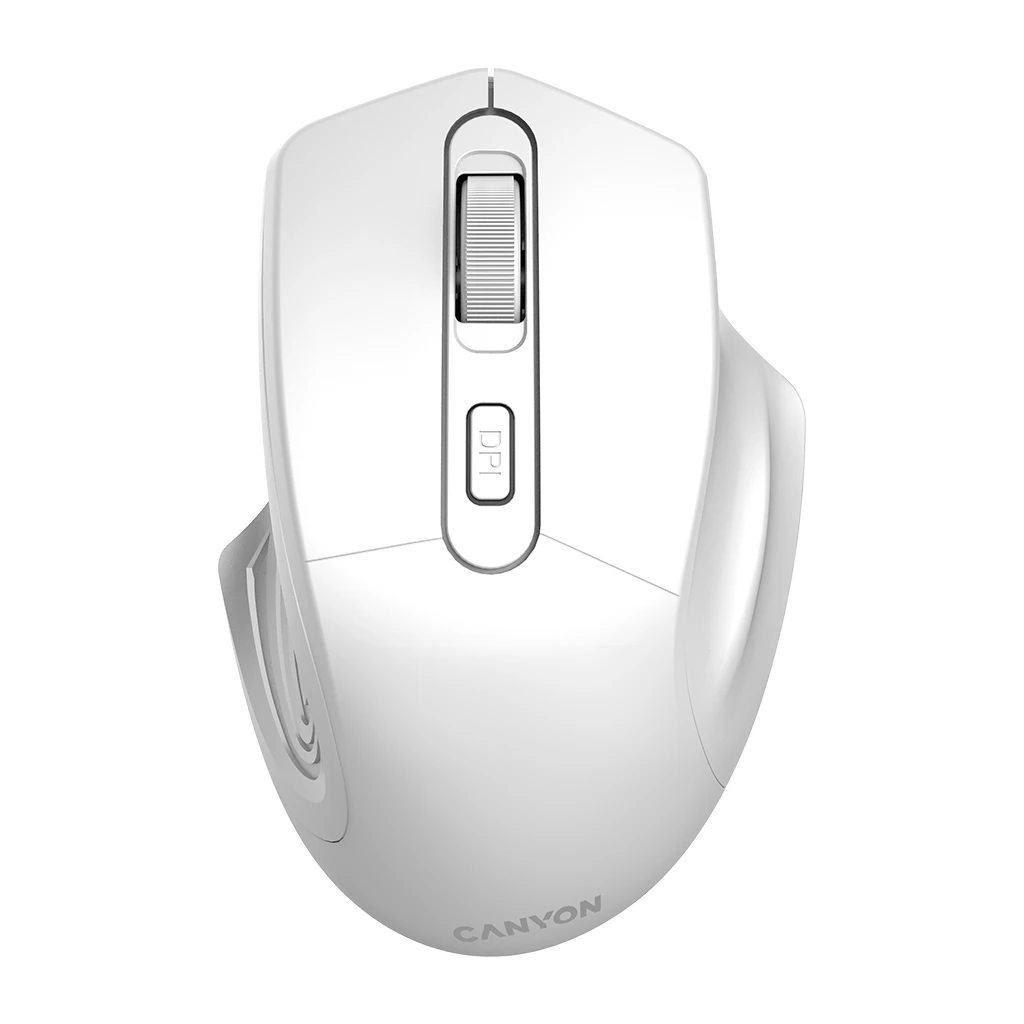 CANYON mouse MW-15 Wireless Pearl White - Bežični dizajn i elegantan izgled - image 1