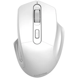 CANYON mouse MW-15 Wireless Pearl White - Bežični dizajn i elegantan izgled - thumbnail 1