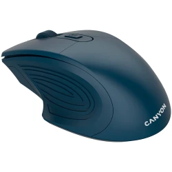 CANYON MW-15 2.4GHz Wireless Optical Mouse with 4 buttons DPI 800/1200/1600 Dark Blue 115*77*38mm 0.064kg - thumbnail 2