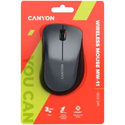CANYON MW-11 2.4 GHz Wireless mousewith 3 buttons DPI 1200 Battery:AAA*2pcsBlack67*109*38mm0.063kg - thumbnail 6
