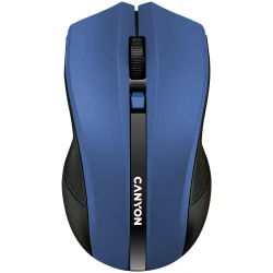 CANYON MW-5 2.4GHz wireless Optical Mouse with 4 buttons DPI 800/1200/1600 Blue 122*69*40mm 0.067kg - thumbnail 1