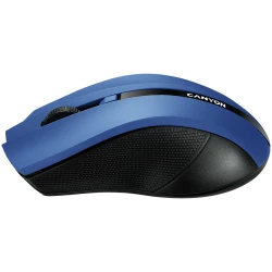 CANYON MW-5 2.4GHz wireless Optical Mouse with 4 buttons DPI 800/1200/1600 Blue 122*69*40mm 0.067kg - thumbnail 3