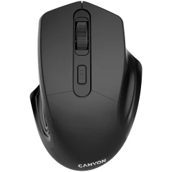CANYON MW-15 2.4GHz Wireless Optical Mouse with 4 buttons DPI 800/1200/1600 Black 115*77*38mm 0.064kg - thumbnail 1