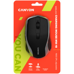 CANYON MW-19 2.4GHz Wireless Rechargeable Mouse with Pixart sensor 6keys Silent switch for right/left keysDPI: - thumbnail 5