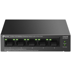 TP-Link LS105LP 5-Portni 10/100 Mbps Desktop Switch sa 4 PoE Porta - thumbnail 1