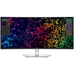 Dell UltraSharp U4025QW 40" Zakrivljeni Monitor 5120x2160 WUHD 120Hz IPS USB C RJ45 - thumbnail 1