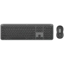 LOGITECH Signature Slim Combo MK950 – Bežična Tastatura i Miš, US International, 2.4GHz/BT, Graphite - thumbnail 1