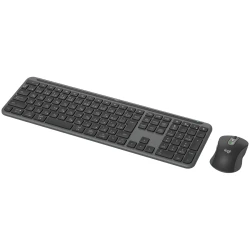LOGITECH Signature Slim Combo MK950 – Bežična Tastatura i Miš, US International, 2.4GHz/BT, Graphite - thumbnail 3
