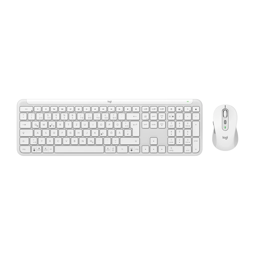 LOGITECH Tastatura i Miš Signature Slim Combo MK950 - Off White, US International, 2.4GHz/Bluetooth, Intnl - image 1