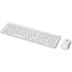 LOGITECH Tastatura i Miš Signature Slim Combo MK950 - Off White, US International, 2.4GHz/Bluetooth, Intnl - thumbnail 2