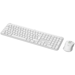 LOGITECH Tastatura i Miš Signature Slim Combo MK950 - Off White, US International, 2.4GHz/Bluetooth, Intnl - thumbnail 2