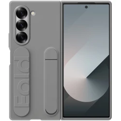 Samsung Galaxy Z Fold6 Silicone Case Gray - thumbnail 1