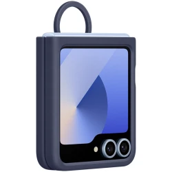 Samsung Galaxy Z Flip6 Silicone Case Navy - thumbnail 4